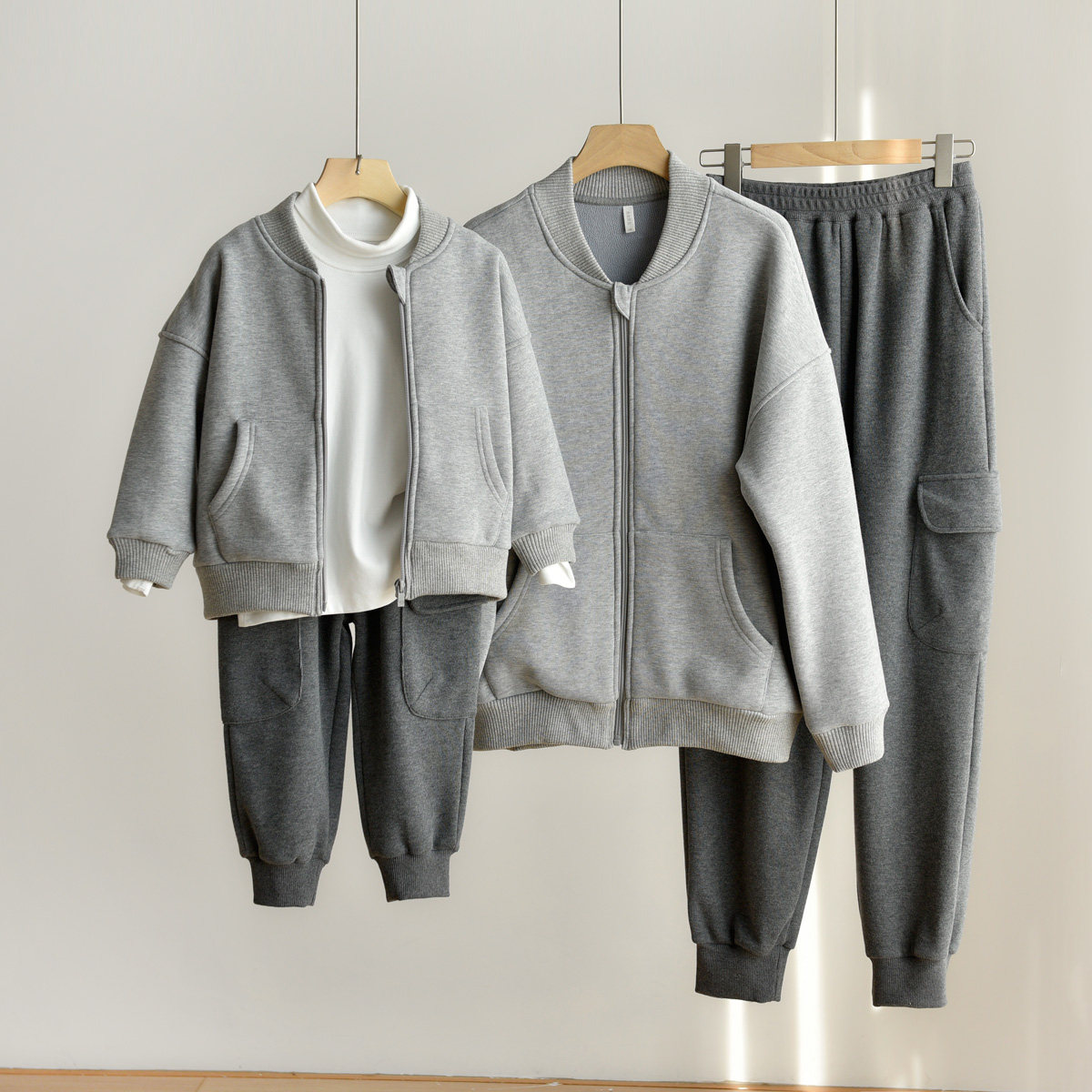 아동 야구 유니폼 플리스 재킷 폴라 플리스 따뜻한 야구 가디건 대형 아동용 가을 겨울 스타일 산동 온라인 스토어 아동복