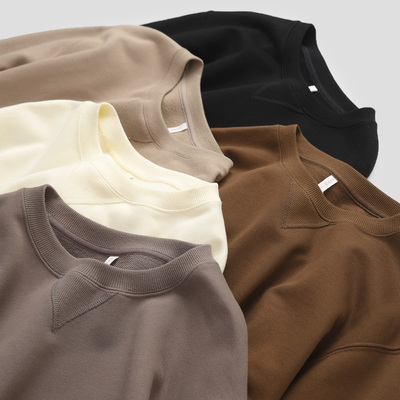 男士纯棉毛圈卫衣基础全棉长袖