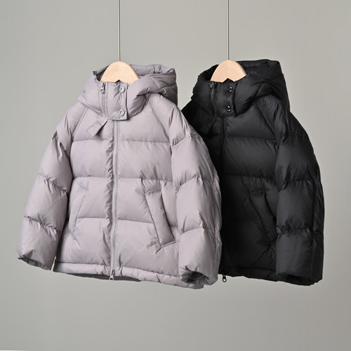 90白鸭绒儿童连帽羽绒服中大童