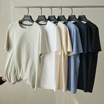 水沐良品男士凉感防晒T恤短袖夏