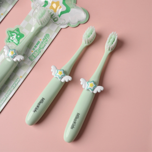 清洁牙齿 12宝宝乳牙小孩专用换牙期 儿童牙刷 软毛护齿痕3