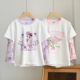 儿童圆领纯棉假两件短袖 夏季 T恤 打底衫 女童卡通带冰袖 小马宝莉