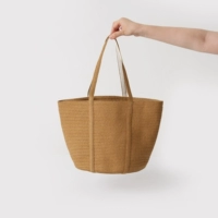 Соломенная большая сумка