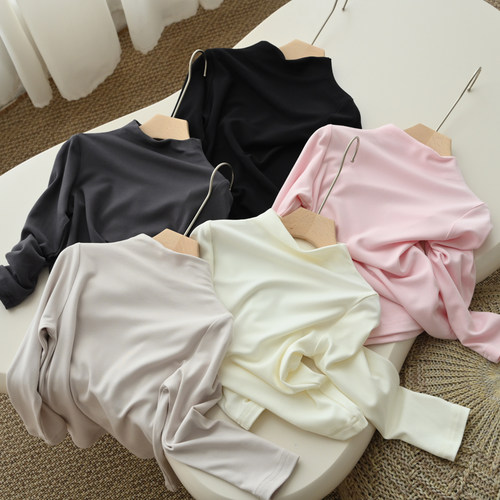 A类儿童柔软啤酒领打底莱赛尔