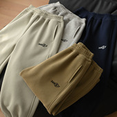 童装 儿童一体绒卫裤 秋冬款 中大童校园运动裤 男童女童保暖慢跑裤