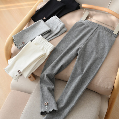 元气棉儿童修身打底裤小童可开裆