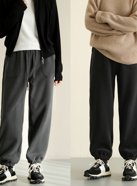 女士暖熊绒过冬卫裤 高个可穿 A类560g奥粒绒厚款长裤秋冬款女装