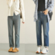 女装 环保水洗牛仔 春秋款 薄软百搭铅笔裤 女士四面弹九分牛仔裤