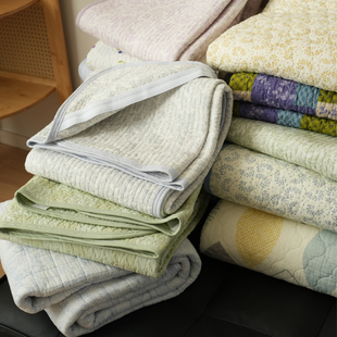 纯棉绗缝床垫 款 床盖 四季 床品 单人床学生宿舍可用 量少无补