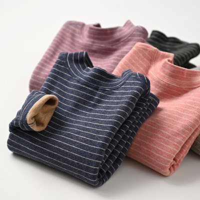 儿童半高领保暖内衣中大童