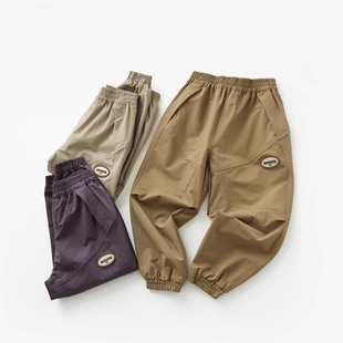 儿童运动裤 童装 男童女童收口慢跑裤 春秋款 休闲长裤 170青少年
