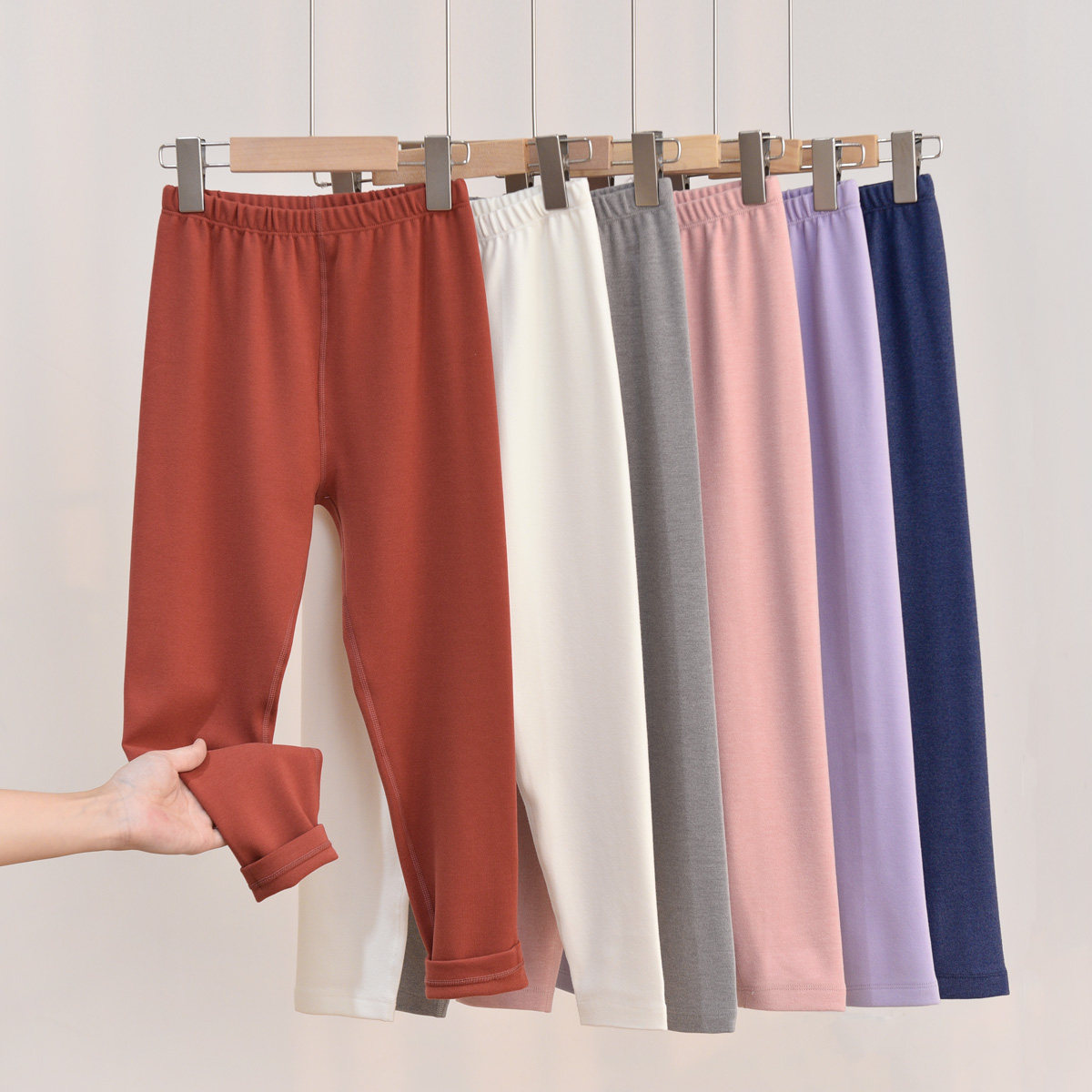 发热女童保暖无骨缝合秋裤