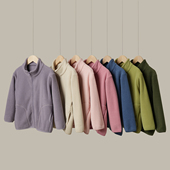 秋冬款 男女童保暖开衫 中大童 A类儿童立领摇粒绒外套 180青少年