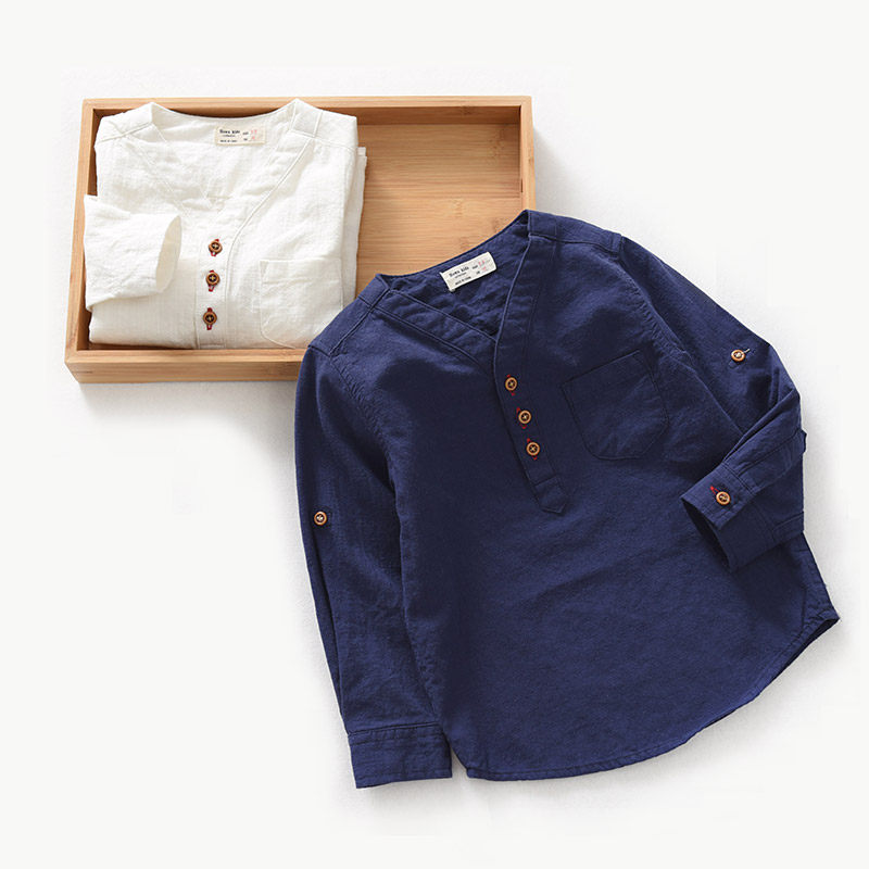 Chemise garcon à manche longue - Ref 2072840 Image 1