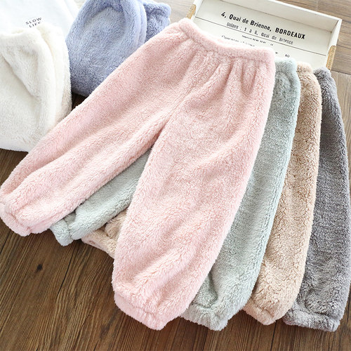 暖暖裤加厚长裤珊瑚绒家居裤