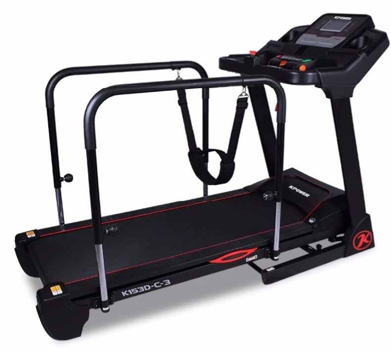 家用多功能电动跑步机中老年人康复走步机坡度减震可倒走腰带护栏