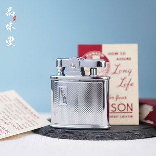 库存新1940年英国RONSON朗森原装纯铜磕头机煤油古董打火机送朋友