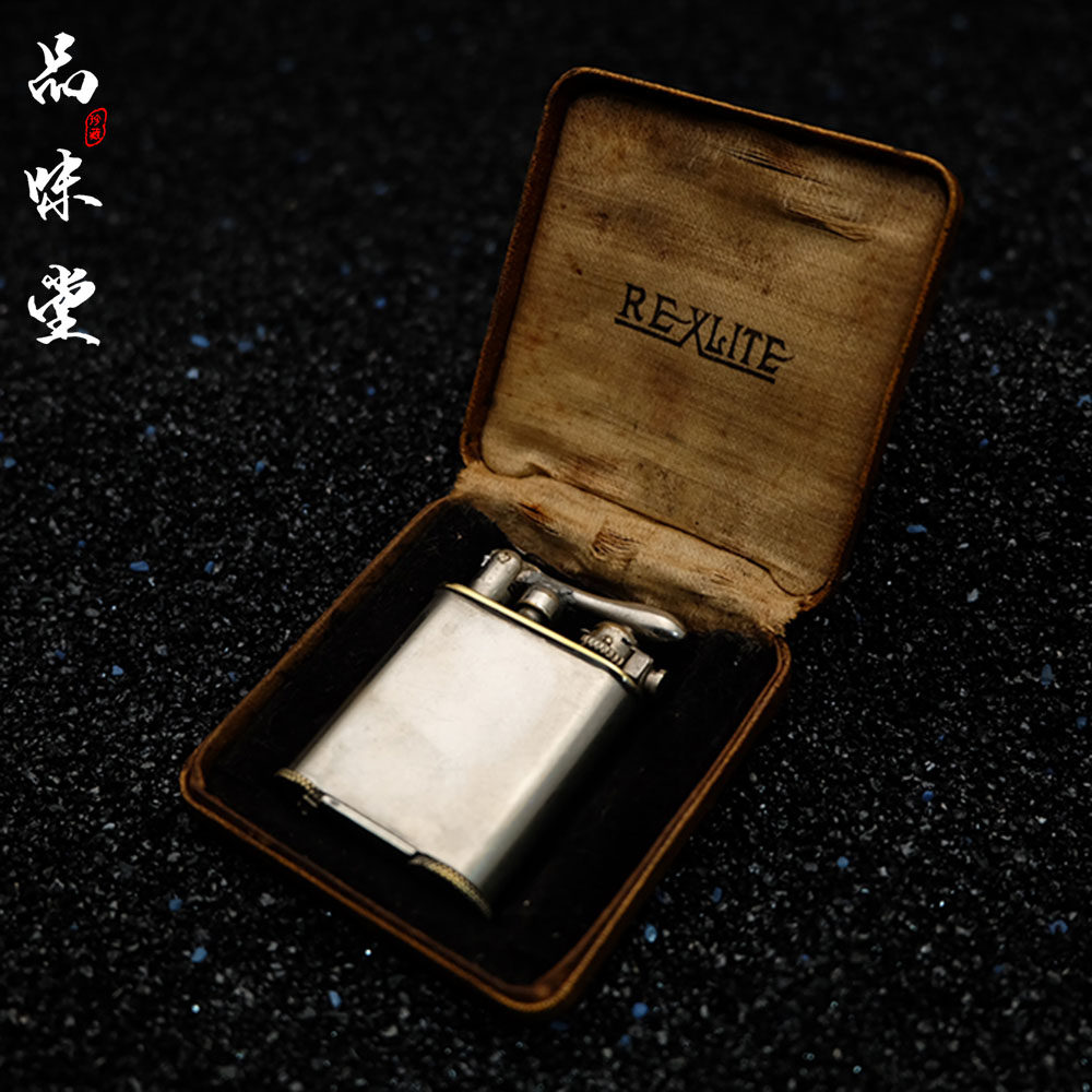 罕见1928年美国Re-X-Lite瑞司自动古董抬臂机打火机收藏独特包邮