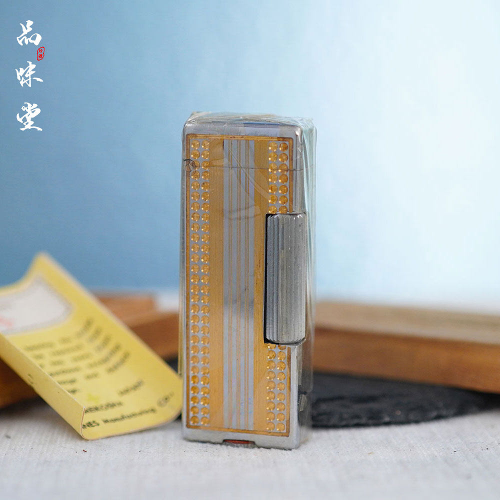 全新未拆封1950年日本产浪琴登条款煤油古董打火机原箱塑封出厂新