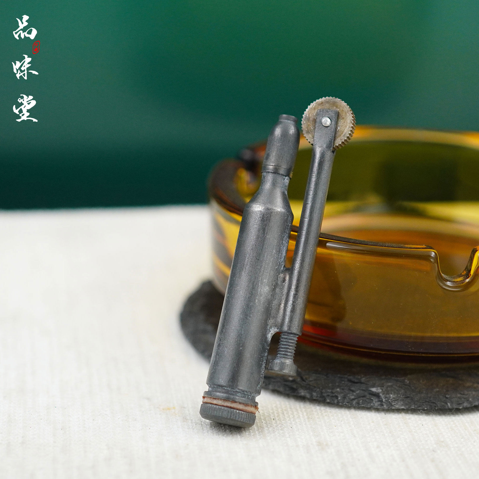 全新一战德国子弹头钢机战壕机煤油古董打火机牛皮密封垫圈未使用