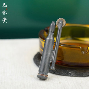 全新一战德国子弹头钢机战壕机煤油古董打火机牛皮密封垫圈未使用