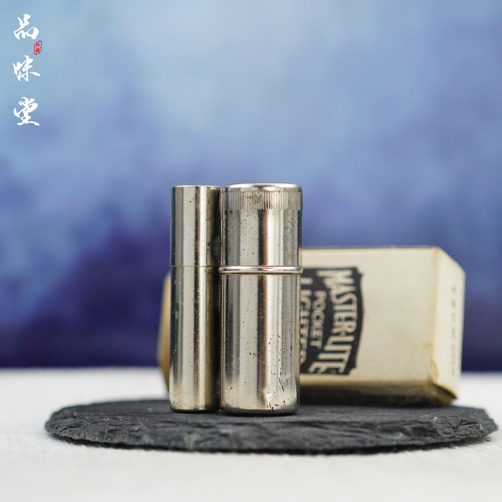 收藏级1930年美国MASTER大师化学机古董打火机烟具甲醇自燃触媒式