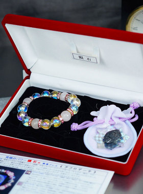 早期日本产天然陨石手链精美证书齐全收藏级流星奇石绝版孤品首饰