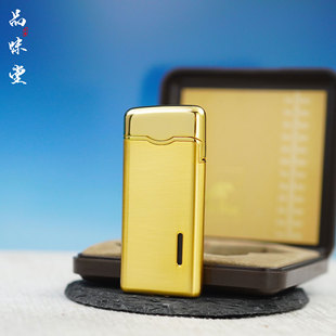 全新1980年日本Felix镀金绝版电热丝防风气体打火机充气 老式烟具