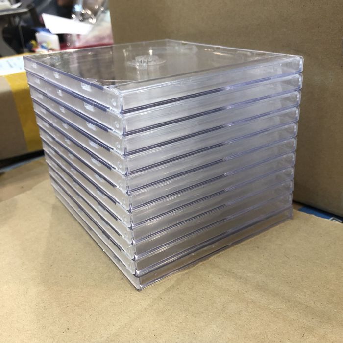 正方形塑料透明90克光盘盒子
