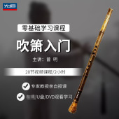 先恒正版 零基础学习课程吹箫入门DVD碟片学习教程视频U盘