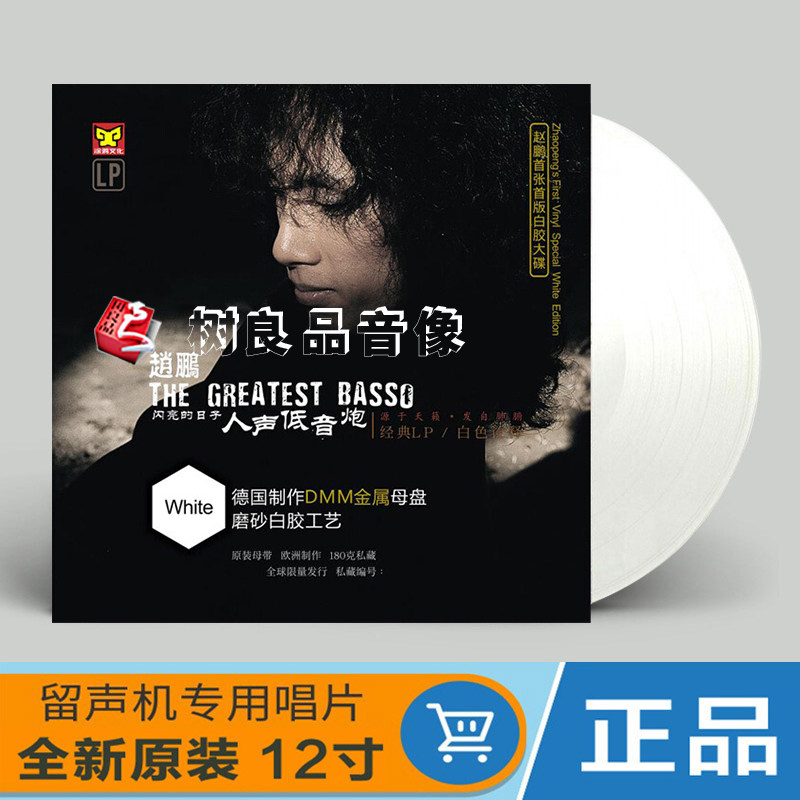 正版 赵鹏 闪亮的日子人声低音炮 lp黑胶唱片12寸 头版白胶附编号