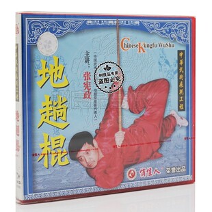 武术动作示范教学视频 张宪政 正版 2VCD光盘碟片 中华武学 地趟棍