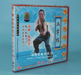 1VCD 梅山武术系列：工字桩 晏西征 武术教学碟片光盘 俏佳人正版
