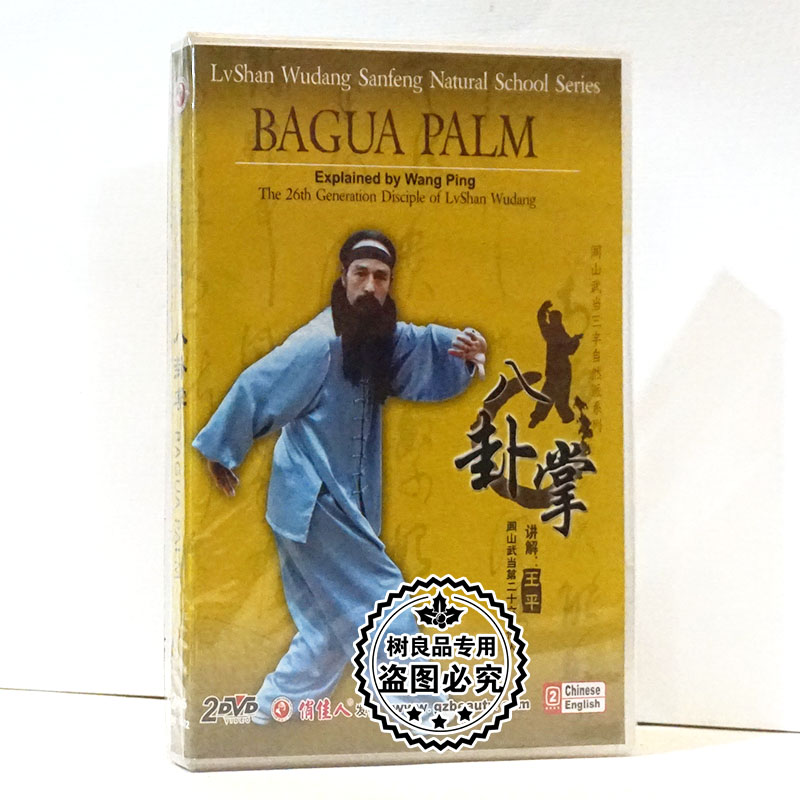 俏佳人正版武术 闾山武当三丰自然派系列 八卦掌2DVD碟片 王平