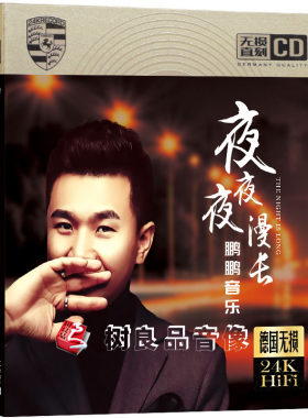 鹏鹏音乐小鱼儿网红歌曲音乐汽车载CD碟 车用光盘无损音质夜漫长