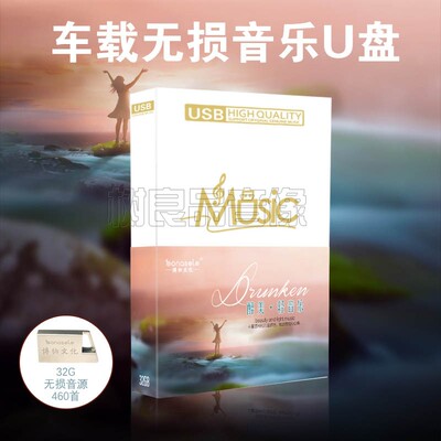 轻音乐U盘钢琴萨克斯吉他小提琴电子琴纯音乐高品质hifi车载USB盘