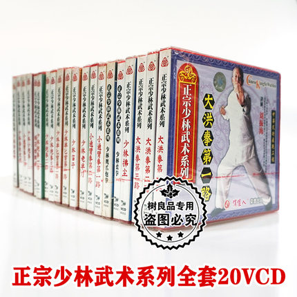 俏佳人正版碟片 正宗少林武术系列全套20VCD光盘 主讲:刘振海