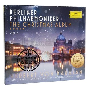 卡拉扬指挥 柏林爱乐乐团圣诞专辑Vol.2 1CD 唱片 正版