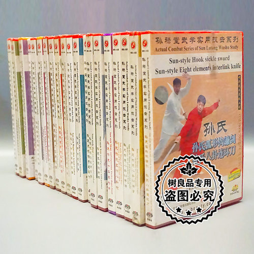 俏佳人正版武术教学光盘孙禄堂武学实用技击1-20 22DVD主讲邓福明