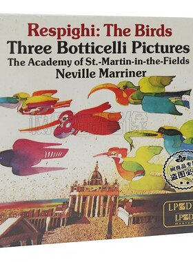 雨果 RESPIGHI:THE BIRDS THREE BOTTICELLI PICTURES LPCD碟片