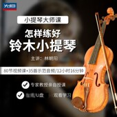先恒正版 名师铃木小提琴课程自学习视频U盘主讲：林朝阳