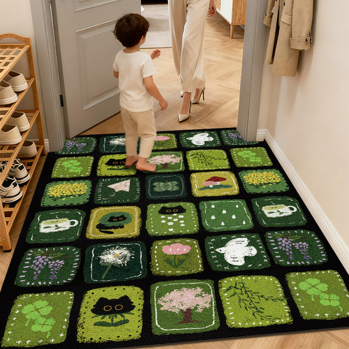 皮革门垫耐脏可擦免洗入户门地垫