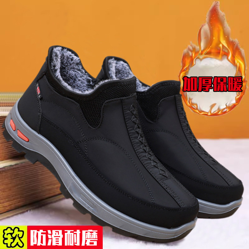 老北京布鞋棉鞋加绒保暖