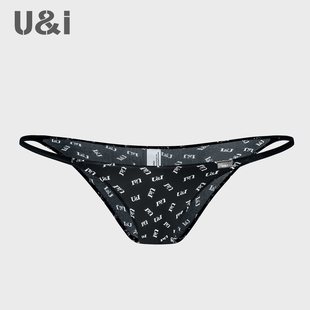 女生火辣迷你超低腰印花冰丝日系私密情人礼物 U＆I性感小三角内裤