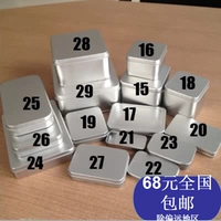 Маленькая жестяная коробка, наушники, USB-флеш-накопитель, металлическая система хранения, 29 оттенок