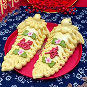 老雁馍燕蛋馒头男女夫妻一家闰月送父母送妈妈喜燕送长辈花馍