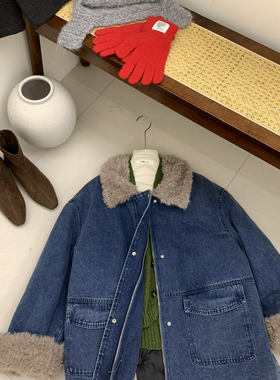 Cecil2025超洋气的牛仔休闲韩系显瘦保暖羽绒服外套5559