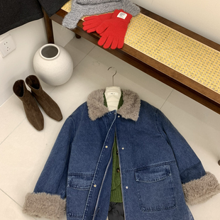 Cecil2025超洋气 牛仔休闲韩系显瘦保暖羽绒服外套5559