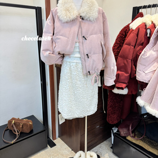 Cecil半裙高腰设计悄悄藏起小赘肉短裙摆露出纤细脚半身裙25348