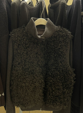 Cecil法式复古老钱气质暗门襟保暖羽绒服外套(100绵羊毛)JH221